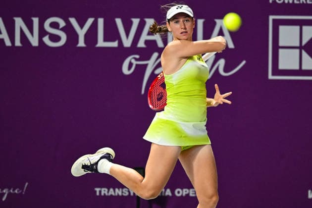 Transylvania Open 2025 - WTA, Tennis Damen 250 Tournament - Round 1 Kaja Juvan plays during round 1 of the Transylvania Open 2026, a WTA250 Tournament, at BT Arena in Cluj-Napoca, Romania, on February 2, 2026 Cluj-Napoca Romania  Copyright: xFlaviuxBuboix originalFilename:buboi-notitle260202_npH0D.jpg