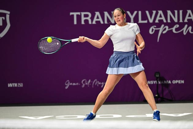 Transylvania Open 2025 - WTA, Tennis Damen 250 Tournament - Round 1 Elena Ruxandra Bertea is in action during round 1 of the Transylvania Open 2026, a WTA250 Tournament, at BT Arena in Cluj-Napoca, Romania, on February 2, 2026 Cluj-Napoca Romania  Copyright: xFlaviuxBuboix originalFilename:buboi-notitle260202_np52V.jpg