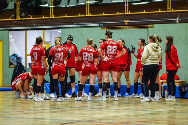 Handball I Women I Season 2025 2026 I Regionalliga Nord I 17 Matchday I SV Henstedt Ulzburg II FC St Pauli I 01 02 2026 FC St Pauli Henstedt Ulzburg Schulzentrum Maurepassstr Schleswig Holstein Germany Copyright: xLobeca RalfxHomburgx