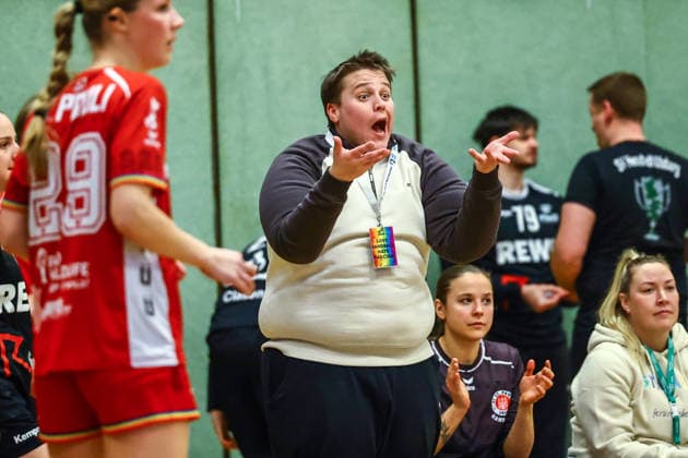 Handball I Women I Season 2025 2026 I Regionalliga Nord I 17 Matchday I SV Henstedt Ulzburg II FC St Pauli I 01 02 2026 Maik Mueler FC St Pauli Henstedt Ulzburg Schulzentrum Maurepassstr Schleswig Holstein Germany Copyright: xLobeca RalfxHomburgx