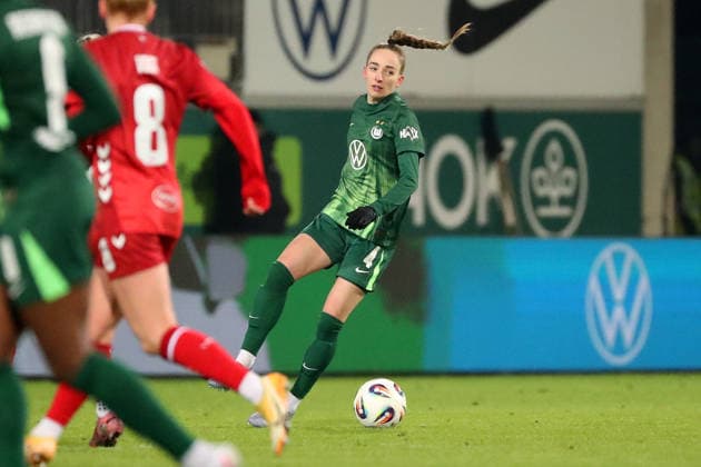 VfL vs Cologne, BL Women Wolfsburg, 02 02 2026, Football, Women, Google Pixel Bundesliga, Season 2025 2026, VfL Wolfsburg vs 1 FC Cologne, Sophia Kleinherne VfL Wolfsburg AOK Stadion Niedersachsen Germany
