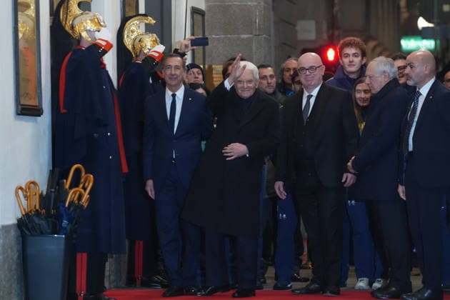 Giuseppe Sala e Sergio Mattarella alla Cerimonia di Apertura della 145Âª sessione del Cio al Teatro La Scala - Cronaca - Milano 02 02 2026 (foto Claudio Furlan LaPresse) Opening ceremony of the 145th session of the IOC at La Scala Theater - News - Milan, February 2, 2026  Copyright: xClaudioxFurlan LaPressex