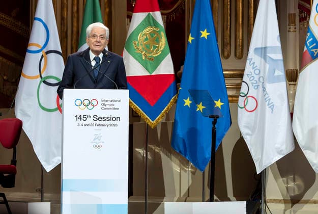 February 2, 2026, Milano: Il Presidente della Repubblica Sergio Mattarella al Teatro alla Scala dichiara aperta la 145ma sessionedel Comitato Olimpico Internazionalea Milano, 2 febbraio 2026 ANSA Paolo Giandotti - Ufficio per la stampa e l informazione della Presidenza della Repubblica +++ UFFICIO STAMPA QUIRINALE +++ FOTO NON IN VENDITA - DA USARE SOLO PER FINI GIORNALISTICI +++ NPK +++ .----.An handout picture, provided by Quirinale press office, shows the President of the Italian Republic Sergio Mattarella at the Teatro alla Scala declaring the 145th session of the International Olympic Committee open in Milan, 2 February 2026 ANSA Paolo Giandotti - Office for Press and Information of the Presidency of the Republic +++ ANSA PROVIDES ACCESS TO THIS HANDOUT PHOTO TO BE USED SOLELY TO ILLUSTRATE NEWS REPORTING OR COMMENTARY ON THE FACTS OR EVENTS DEPICTED IN THIS IMAGE - NO ARCHIVING - NO LICENSING - NPK Mattarella Dichiara Aperta La 145ma Sessione Del Cio  - ZUMAa110 20260202_zaf_a110_043 Copyright: xUfficioxStampaxQuirinalex