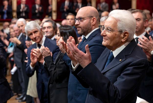 February 2, 2026, Milano: Il Presidente della Repubblica Sergio Mattarella al Teatro alla Scala per l apertura della 145ma sessione del Comitato Olimpico Internazionale, Milano, 2 febbraio 2026 ANSA Paolo Giandotti - Ufficio per la stampa e l informazione della Presidenza della Repubblica +++ UFFICIO STAMPA QUIRINALE +++ FOTO NON IN VENDITA - DA USARE SOLO PER FINI GIORNALISTICI +++ NPK +++ .----.An handout picture, provided by Quirinale press office, shows the pesident of the italian Republic Sergio Mattarella at the Teatro alla Scala for the opening of the 145th session of the International Olympic Committee, Milan 2 February 2026 ANSA Paolo Giandotti - Office for Press and Information of the Presidency of the Republic +++ ANSA PROVIDES ACCESS TO THIS HANDOUT PHOTO TO BE USED SOLELY TO ILLUSTRATE NEWS REPORTING OR COMMENTARY ON THE FACTS OR EVENTS DEPICTED IN THIS IMAGE - NO ARCHIVING - NO LICENSING - NPK Mattarella Dichiara Aperta La 145ma Sessione Del Cio  - ZUMAa110 20260202_zaf_a110_049 Copyright: xUfficioxStampaxQuirinalex