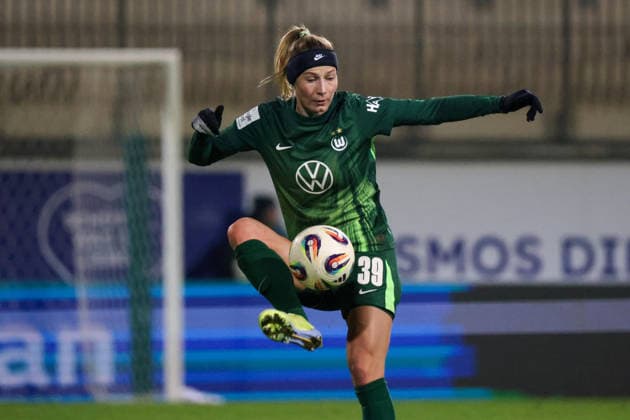 Wolfsburg, Germany 02 February 2026 1 BL Women 2025 2026 VfL Wolfsburg vs 1 FC Köln Im Bild Sarai Linder VfL DFB regulations prohibit any use of photographs as image sequences and or quasi video AOK Stadion Niedersachsen Copyright: xFotostandx xFantinix