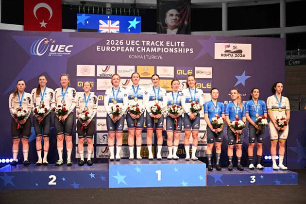 02-02-2026 European Championships Elite Women Track; Giornata 02; 2026, Great Britain; 2026, Germany; 2026, Italia; Konya - Velodrom; 