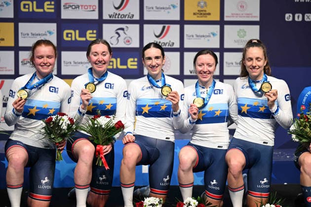 02-02-2026 European Championships Elite Women Track; Giornata 02; 2026, Great Britain; Archibald, Katie; Knight, Josie; Morris, Anna; Couzens, Millie; Richardson, Kate; Konya - Velodrom; 