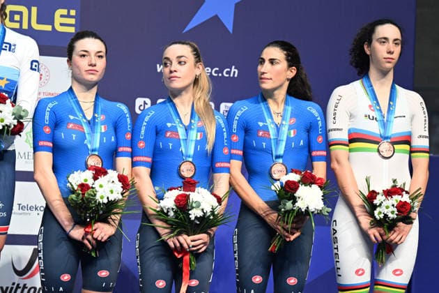 02-02-2026 European Championships Elite Women Track; Giornata 02; 2026, Italia; Balsamo, Elisa; Paternoster, Letizia; Venturelli, Federica; Sanarini, Linda; Konya - Velodrom; 