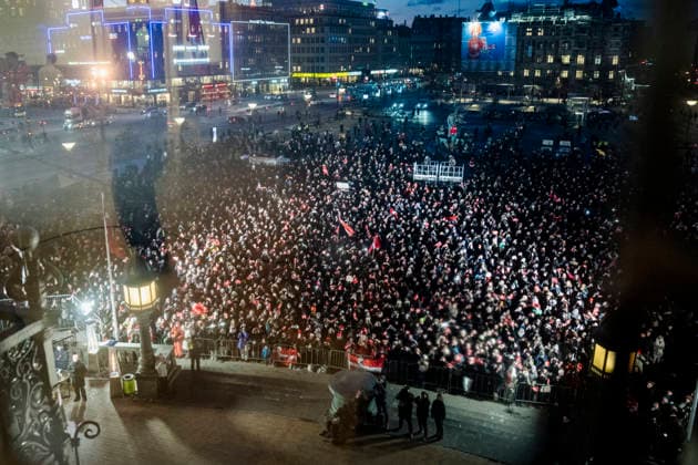 The Handball Men are Celebrated at Copenhagen City Hall City Hall Square as Denmark s men s handball team is celebrated as European champions at Copenhagen City Hall on Monday, February 2, 2026 The team won gold on Sunday at the European Handball Championship in Herning and is invited to the city hall on this occasion, among other things, for city hall pancakes Photo Sebastian Elias Uth Ritzau Scanpix , Denmark  Copyright: Ritzau Scanpix SebastianxEliasxUthx spdk20260202-192123-L