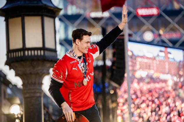 The Handball Men Celebrated at Copenhagen City Hall Lukas Joergensen as Denmark s men s handball team is celebrated as European champions at Copenhagen City Hall on Monday, February 2, 2026 The team won gold at the European Handball Championship in Herning on Sunday and is invited to the city hall on this occasion, including for city hall pancakes Photo Sebastian Elias Uth Ritzau Scanpix , Denmark  Copyright: Ritzau Scanpix SebastianxEliasxUthx spdk20260202-193050-L