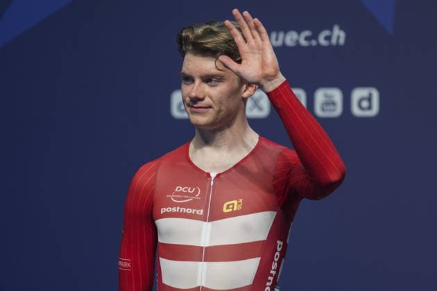 2026 UEC European Track cycling, Rad, Radsport, Bahnrad, Bahn Championships in Konya KONYA, TURKIYE - FEBRUARY 2: Conrad Haugsted of Denmark finishes 2nd place in men s points race during 2026 UEC Track Cycling European Championships at Konya Velodrome in Konya, Turkiye on February 2, 2026. Dilara Irem Sancar Anadolu Konya Turkey. Editorial use only. Please get in touch for any other usage.  Copyright: x2026xAnadoluxDilaraxIremxSancarx