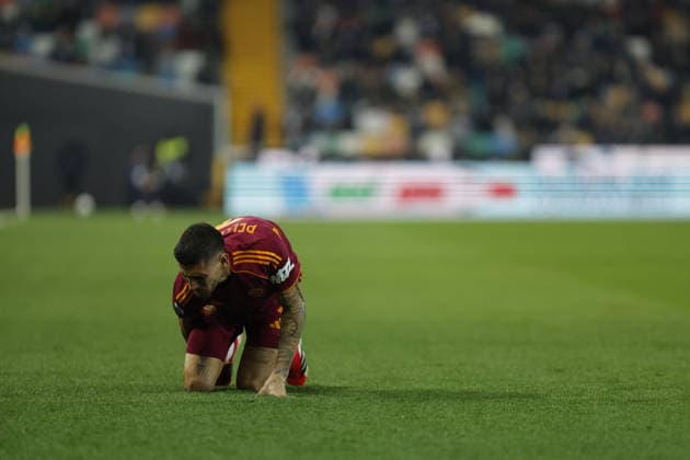 Roma s LORENZO PELLEGRINI during the Italian Serie A ENILIVE 2025 26 football match between Udinese and Roma at Bluenergy Stadium on February 2th, 2026, Udine, Italy  Copyright: xMattiaxRadoni IPAxSportx xipa-agency.netx xx IPA_70897906 IPA_Agency_IPA70897906