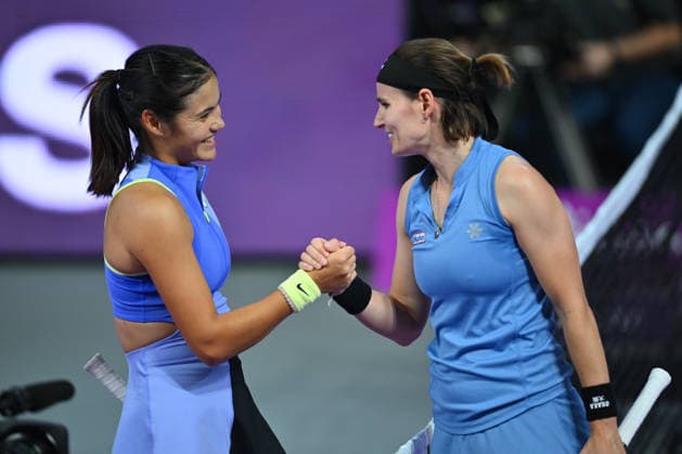 Transylvania Open 2026 - WTA, Tennis Damen 250 Tournament - Day 3 - Emma Raducanu v Greet Minnen Emma Raducanu of Great Britain competes in the first round of the Transylvania Open 2026, a WTA250 Tournament, against Greet Minnen of Belgium, at BT Arena in Cluj-Napoca, Romania, on February 2, 2026. Bucharest Romania  Copyright: xAlexxNicodimx originalFilename:nicodim-transylv260202_npFa3.jpg