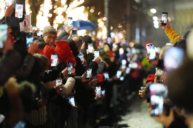 A moment of the arrival of the Olympic torch in Bergamo , north Italy - Saturday , February 02 , 2026. - Soccer .  Copyright: xSpada LaPressex