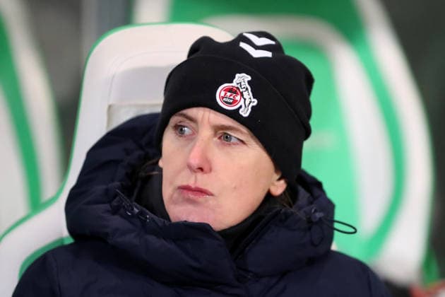 VfL vs Cologne, BL Women Wolfsburg, 02 02 2026, Football, Women, Google Pixel Bundesliga, Season 2025 2026, VfL Wolfsburg vs 1 FC Cologne, Head Coach Britta Carlson Cologne AOK Stadium Lower Saxony Germany