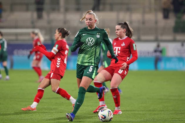VfL vs Cologne, BL Women Wolfsburg, 02 02 2026, Football, Women, Google Pixel Bundesliga, Season 2025 2026, VfL Wolfsburg vs 1 FC Köln, Ella Paddemors VfL Wolfsburg AOK Stadion Niedersachsen Germany