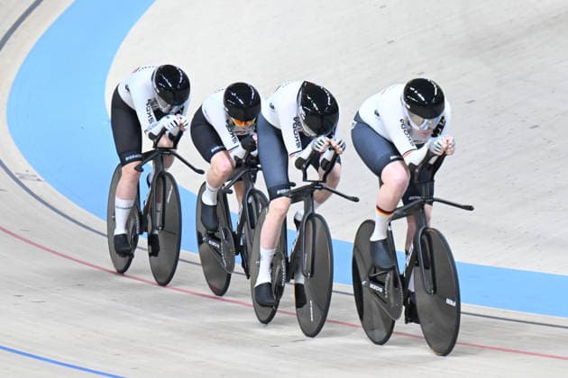 02-02-2026 European Championships Elite Women Track; Giornata 02; 2026, Germany; Kloger, Mieke; Klein, Lisa; Sussemilch, Laura; Brausse, Franziska; Konya - Velodrom; 