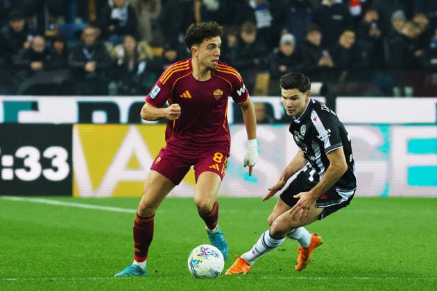 Roma™s Neil El Aynaoui during the Serie A soccer match between Udinese and Roma at the Bluenergy Stadium in Udine, north east Italy - Monday, February 02,2026 - soccer  Copyright: xAndreaxBressanutti LaPressex