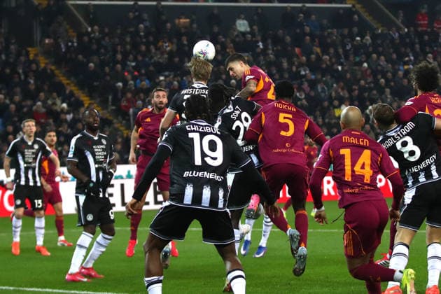 CALCIO - Serie A - Udinese Calcio vs AS Roma 02.02.2026 Udinese vs Roma (Serie A) Calcio; 23Â° Giornata Nella foto: Gianluca Mancini (Foto Gino Mancini) Udine Italy  Copyright: xIPAxSport ABACAx