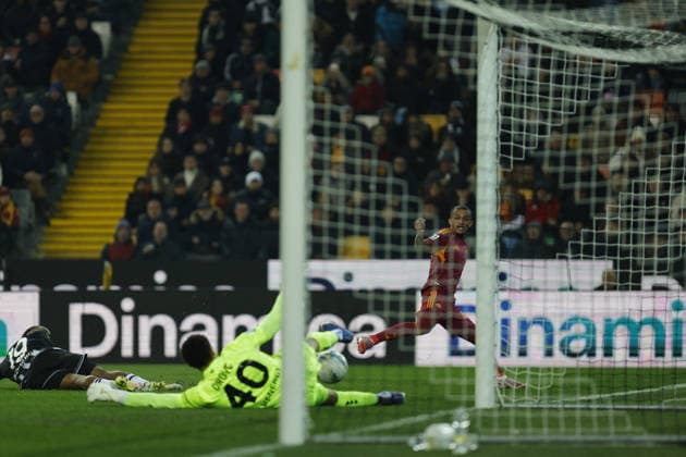 CALCIO - Serie A - Udinese Calcio vs AS Roma Roma s FRANCA LIMA WESLEY during the Italian Serie A ENILIVE 2025 26 football match between Udinese and Roma at Bluenergy Stadium on February 2th, 2026, Udine, Italy Udine Italy  Copyright: xIPAxSport ABACAx