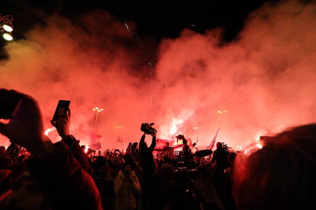 Zagreb, 02.02.2026. - The Croatian national handball team was welcomed at Ban Jelacic Square after winning the bronze medal at the European Championship, EM, Europameisterschaft  2S6A6932.JPG