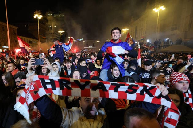 Zagreb, 02.02.2026. - The Croatian national handball team was welcomed at Ban Jelacic Square after winning the bronze medal at the European Championship, EM, Europameisterschaft  2S6A7430.JPG