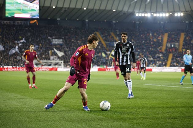CALCIO - Serie A - Udinese Calcio vs AS Roma Roma s LORENZO VENTURINO during the Italian Serie A ENILIVE 2025 26 football match between Udinese and Roma at Bluenergy Stadium on February 2th, 2026, Udine, Italy Udine Italy  Copyright: xIPAxSport ABACAx