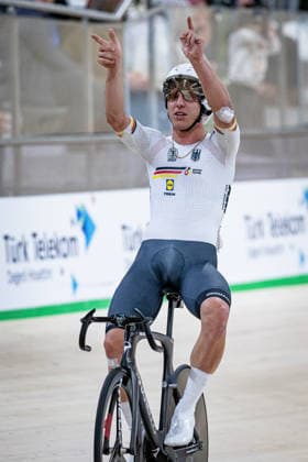 TEUTENBERG Tim Torn UEC Track Cycling European Championships Konya 2026 TEUTENBERG Tim Torn GER Germany Portrait Portrait Portrait Event Event UEC Track Cycling European Championships 2026 Category Category Cycling Track Cycling European Championships Location Location Asia Turkey Türkiye Konya Discipline Points Race Category Elite Men Distance 40 km Date Date 02 02 2026 Monday Day 2