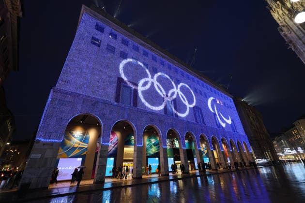 General view, FEBRUARY 2, 2026 : Milano Cortina 2026 Olympic Winter games, Winterspiele,Spiele, Summer games at the Duomo in Milan, Italy. Noxthirdxpartyxsales  aflo_318327300