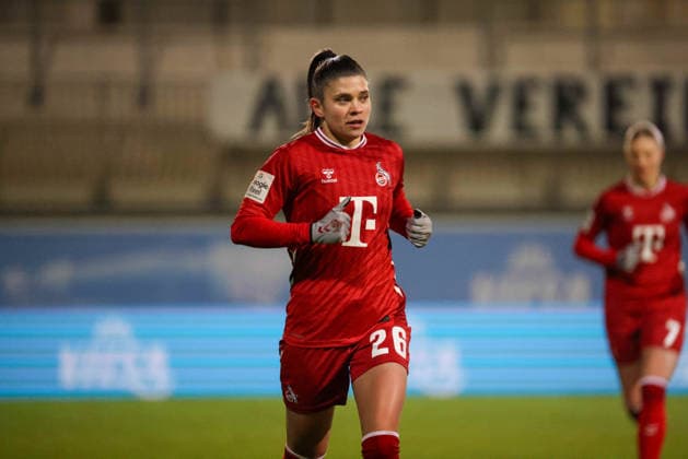 Wolfsburg, Germany 02 February 2026 1 BL Women 2025 2026 VfL Wolfsburg vs 1 FC Köln Im Bild Martyna Wiankowska FC DFB regulations prohibit any use of photographs as image sequences and or quasi video AOK Stadion Niedersachsen Copyright: xFotostandx xFantinix