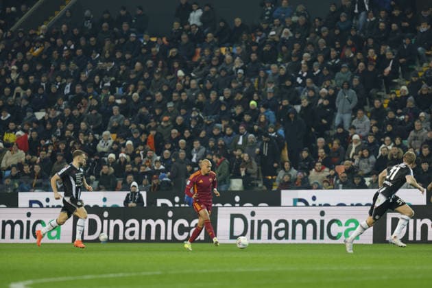 Roma s DONYELL MALEN during the Italian Serie A ENILIVE 2025 26 football match between Udinese and Roma at Bluenergy Stadium on February 2th, 2026, Udine, Italy  Copyright: xMattiaxRadoni IPAxSportx xipa-agency.netx xx IPA_70898998 IPA_Agency_IPA70898998