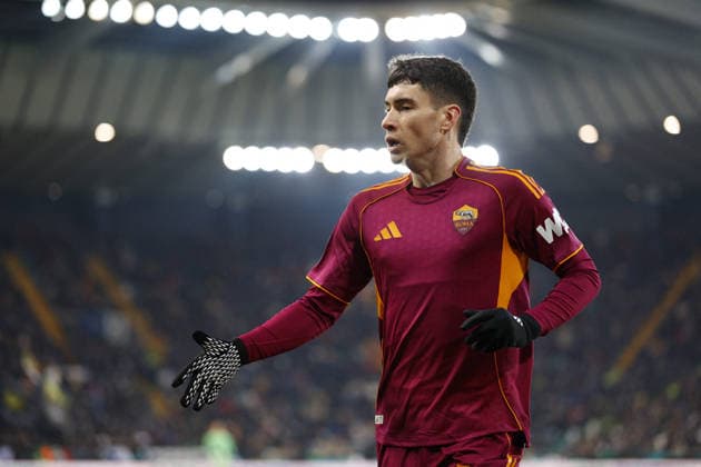 CALCIO - Serie A - Udinese Calcio vs AS Roma Roma s MATIAS SOULE during the Italian Serie A ENILIVE 2025 26 football match between Udinese and Roma at Bluenergy Stadium on February 2th, 2026, Udine, Italy Udine Italy  Copyright: xIPAxSport ABACAx