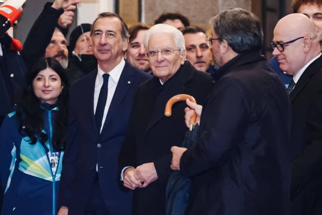 Milan, The opening of the 145th IOC International Olympic Committee Session during the XXV Olympic Winter games, Winterspiele,Spiele, Summer games Milan-Cortina 2026 at the Teatro alla Scala. Pictured: Sergio Mattarella President of the Italian Republic, Giuseppe Sala Mayor of Milan  Copyright: xAlessandroxBremecx xipa-agency.netx xx IPA_Agency_IPA70900765  Copyright: xIMAGO AlessandroxBremecx xipa-agency.netx xIMAGO IndependentxPhotoxAgencyxInt.x IPA_Agency_IPA70900765