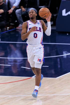 February 2, 2026, Inglewood, California, USA: Tyrese Maxey 0 of the Philadelphia 76ers during their regular season NBA, Basketball Herren, USA game against the Los Angeles Clippers on Monday February 2, 2026 at Intuit Dome in Inglewood, California. Clippers lose to 76ers, 113-128. ARIANA RUIZ PI Inglewood USA - ZUMAp124 20260202_zaa_p124_004 Copyright: xArianaxRuizx
