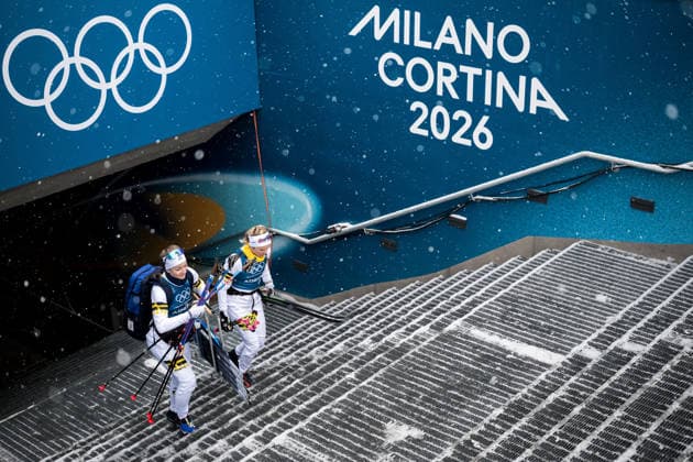 260203 Moa Ilar and Emma Ribom of Sweden at a Cross-Country Skiing training session during day -3 of the 2026 Winter Olympics on February 3, 2026 in Val di Fiemme. Photo: Maxim Thore BILDBYRAN kod MT MT0949 skidor cross-country skiing langrenn Olympic Games, Olympische Spiele, Olympia, OS olympics winter olympics os ol olympiska spel vinter-os olympiske leker milano cortina 2026 milan cortina 2026 milano cortina 2026 olympic games milano cortina 2026 winter olympic games milano cortina-os milano cortina-ol vinter-ol -3 bbeng träning training *** 260203 Moa Ilar and Emma Ribom of Sweden at a Cross Country Skiing training session during day 3 of the 2026 Winter Olympics on February 3, 2026 in Val di Fiemme Photo Maxim Thore BILDBYRAN kod MT MT0949 skidor cross country skiing langrenn olympic games olympics winter olympics os ol olympiska spel vinter os olympiske leker milano cortina 2026 milan cortina 2026 milano cortina 2026 olympic games milano cortina 2026 winter olympic games milano cortina os milano cortina ol vinter ol 3 bbeng träning training  Copyright: MAXIMxTHORE BB260203MT005