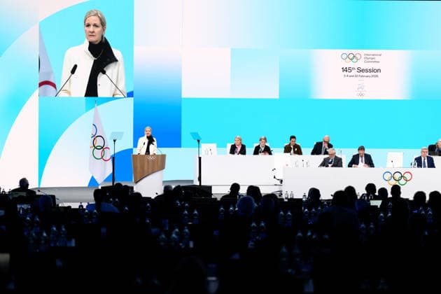 260203 IOC President Kirsty Coventry at a IOC Session during day -3 of the 2026 Winter Olympics on February 3, 2026 in Milan. Photo: Carl Sandin BILDBYRAN kod CS CS0844 Olympic Games, Olympische Spiele, Olympia, OS olympics winter olympics os ol olympiska spel vinter-os olympiske leker milano cortina 2026 milan cortina 2026 milano cortina 2026 olympic games milano cortina 2026 winter olympic games milano cortina-os milano cortina-ol vinter-ol -3 Internationella olympiska kommittÃ n International Olympic Committee bbeng *** 260203 IOC President Kirsty Coventry at an IOC Session during day 3 of the 2026 Winter Olympics on February 3, 2026 in Milan Photo Carl Sandin BILDBYRAN code CS CS0844 olympic games olympics winter olympics os ol olympic games winter os olympic games milano cortina 2026 milan cortina 2026 milano cortina 2026 olympic games milano cortina 2026 winter olympic games milano cortina os milano cortina ol winter ol 3 International Olympic Committee bbeng  Copyright: CARLxSANDIN BB260203CS006