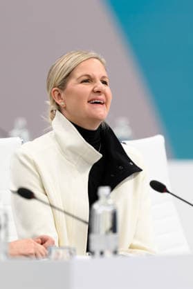 260203 IOC President Kirsty Coventry at a IOC Session during day -3 of the 2026 Winter Olympics on February 3, 2026 in Milan. Photo: Carl Sandin BILDBYRAN kod CS CS0844 Olympic Games, Olympische Spiele, Olympia, OS olympics winter olympics os ol olympiska spel vinter-os olympiske leker milano cortina 2026 milan cortina 2026 milano cortina 2026 olympic games milano cortina 2026 winter olympic games milano cortina-os milano cortina-ol vinter-ol -3 Internationella olympiska kommittÃ n International Olympic Committee bbeng jubel *** 260203 IOC President Kirsty Coventry at an IOC Session during day 3 of the 2026 Winter Olympics on February 3, 2026 in Milan Photo Carl Sandin BILDBYRAN code CS CS0844 olympic games olympics winter olympics os ol olympic games winter os olympic games milano cortina 2026 milan cortina 2026 milano cortina 2026 olympic games milano cortina 2026 winter olympic games milano cortina os milano cortina ol winter ol 3 International Olympic Committee bbeng jubilation  Copyright: CARLxSANDIN BB260203CS011