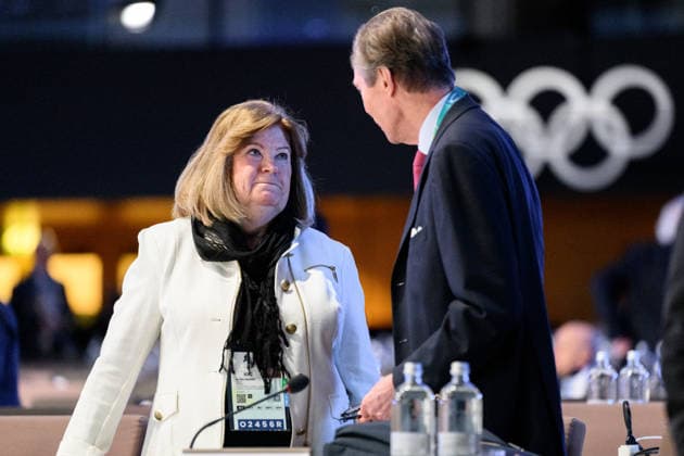 260203 Swedish IOC member Gunilla Lindberg at a IOC Session during day -3 of the 2026 Winter Olympics on February 3, 2026 in Milan. Photo: Carl Sandin BILDBYRAN kod CS CS0844 Olympic Games, Olympische Spiele, Olympia, OS olympics winter olympics os ol olympiska spel vinter-os olympiske leker milano cortina 2026 milan cortina 2026 milano cortina 2026 olympic games milano cortina 2026 winter olympic games milano cortina-os milano cortina-ol vinter-ol -3 Internationella olympiska kommittÃ n International Olympic Committee bbeng *** 260203 Swedish IOC member Gunilla Lindberg at an IOC Session during day 3 of the 2026 Winter Olympics on February 3, 2026 in Milan Photo Carl Sandin BILDBYRAN code CS CS0844 olympic games olympics winter olympics os ol olympiska spel vinter os olympiske leker milano cortina 2026 milan cortina 2026 milano cortina 2026 olympic games milano cortina 2026 winter olympic games milano cortina os milano cortina ol vinter ol 3 International Olympic Committee bbeng  Copyright: CARLxSANDIN BB260203CS022