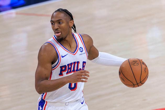 February 2, 2026, Inglewood, California, USA: Tyrese Maxey 0 of the Philadelphia 76ers during their regular season NBA, Basketball Herren, USA game against the Los Angeles Clippers on Monday February 2, 2026 at Intuit Dome in Inglewood, California. Clippers lose to 76ers, 113-128. ARIANA RUIZ PI Inglewood USA - ZUMAp124 20260202_zaa_p124_019 Copyright: xArianaxRuizx