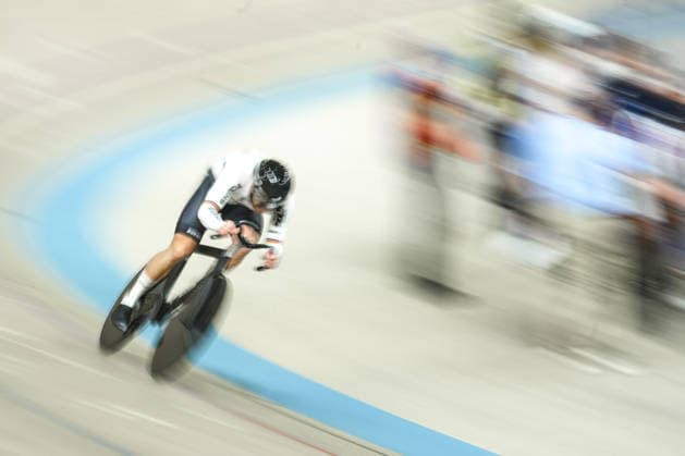 2026 UEC Track cycling, Rad, Radsport, Bahnrad, Bahn European Championships KONYA, TURKIYE - FEBRUARY 3: Cyclists compete in the men’s sprint race during the third day of the 2026 UEC Track Cycling European Championships organized by the Turkish Cycling Federation and the European Cycling Union at the Konya Olympic Velodrome in Konya, Turkiye, on February 3, 2026. Dilara Irem Sancar Anadolu Konya Turkey. Editorial use only. Please get in touch for any other usage.  Copyright: x2026xAnadoluxDilaraxIremxSancarx