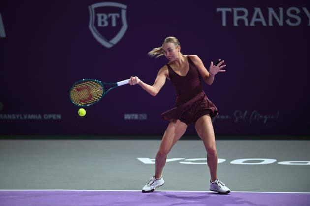 Transylvania Open 2026 - WTA, Tennis Damen 250 Tournament - Day 4 - Anastasia Potapova v Lucia Bronzetti Anastasia Potapova of Austria competes in the first round of the Transylvania Open 2026, a WTA250 Tournament, against Lucia Bronzetti of Italy, at BT Arena in Cluj-Napoca, Romania, on February 23, 2026. Alex Nicodim Imago Images Copyright: xAlexxNicodimx