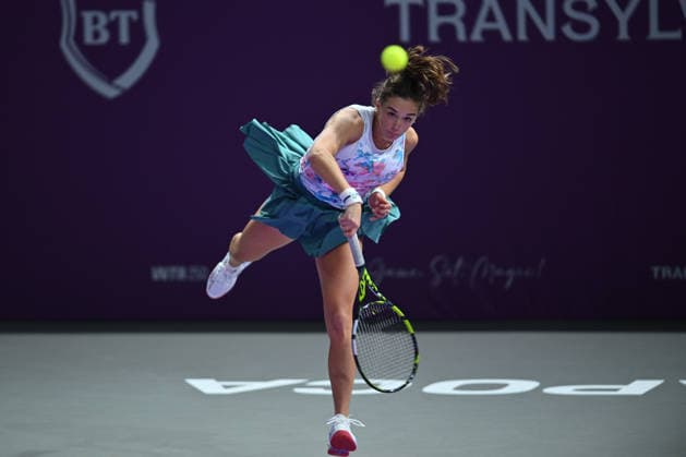 Transylvania Open 2026 - WTA, Tennis Damen 250 Tournament - Day 4 - Anastasia Potapova v Lucia Bronzetti Lucia Bronzetti of Italy competes in the first round of the Transylvania Open 2026, a WTA250 Tournament, against Anastasia Potapova of Austria , at BT Arena in Cluj-Napoca, Romania, on February 23, 2026. Alex Nicodim Imago Images Copyright: xAlexxNicodimx