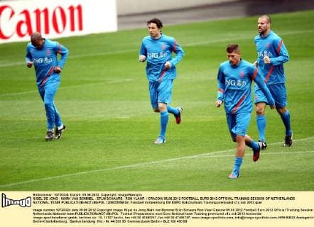 Football, EURO 2012, Training Netherlands