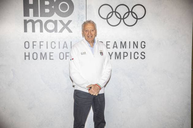 Milan, Hotel Rosa Grand, Piazza Fontana, press conference, PK, Pressekonferenz Milan-Cortina Olympic Games, Olympische Spiele, Olympia, OS HBO MAX in photo: Luciano Buonfiglio, President of CONI  Copyright: xFrancescoxEnriquezx xipa-agency.netx xFrancescoxEnriquezx IPA_Agency_IPA70915152
