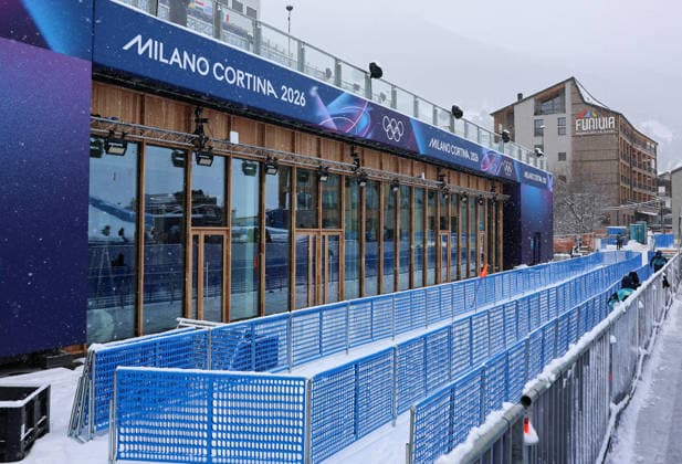 OLYMPICS - Winter Olympic Games, Olympische Spiele, Olympia, OS Milano Cortina 2026 BORMIO,ITALY,03.FEB.26 - OLYMPICS - Winter Olympic Games Milano Cortina 2026, preview. Image shows premium hospitality .  GEPAxpictures xWolfgangxGrebien