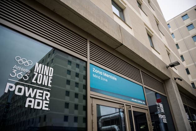 260203 Entrance to a Mind Zone at the Milan Olympic Village during day -3 of the 2026 Winter Olympics on February 3, 2026 in Milan. Photo: Joel Marklund BILDBYRAN kod JM JM0780 bbeng Olympic Games, Olympische Spiele, Olympia, OS olympics winter olympics os ol olympiska spel vinter-os olympiske leker milano cortina 2026 milan cortina 2026 milano cortina 2026 olympic games milano cortina 2026 winter olympic games milano cortina-os milano cortina-ol vinter-ol os-by *** 260203 Entrance to a Mind Zone at the Milan Olympic Village during day 3 of the 2026 Winter Olympics on February 3, 2026 in Milan Photo Joel Marklund BILDBYRAN code JM JM0780 bbeng olympic games olympics winter olympics os ol olympiska spel vinter os olympiske leker milano cortina 2026 milan cortina 2026 milano cortina 2026 olympic games milano cortina 2026 winter olympic games milano cortina os milano cortina ol vinter ol os by  Copyright: JOELxMARKLUND BB260203JM047