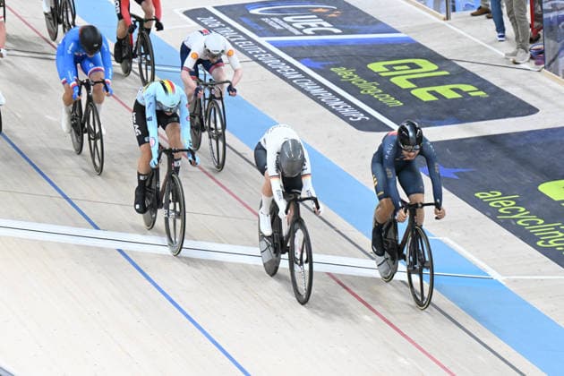 03-02-2026 European Championships Elite Women Track; Giornata 03; 2026, Germany; 2026, Spain; Teutenberg, Lea Lin; Anguela Yaguez, Eva; Konya - Velodrom; 