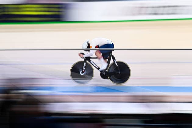 2026 UEC Track Elite European Championships Picture by Olly Hassell SWpix.com - 03 02 2026 - Cycling - 2026 UEC Track Elite European Championships - Konya Velodrome, Konya, Türkiye - Men s Sprint Qualifying - Matthew Richardson (Great Britain) Copyright: x xSWpix.comx(t axPhotographyxHubxLtd)xOllyxHassell SWpix.comx SWP-3177-0480