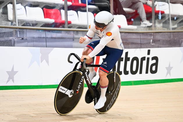 2026 UEC Track Elite European Championships Picture by Olly Hassell SWpix.com - 03 02 2026 - Cycling - 2026 UEC Track Elite European Championships - Konya Velodrome, Konya, Türkiye - Men s Sprint Qualifying - Matthew Richardson (Great Britain) sets the fastest time in Qualifying Copyright: x xSWpix.comx(t axPhotographyxHubxLtd)xOllyxHassell SWpix.comx SWP-3177-0481