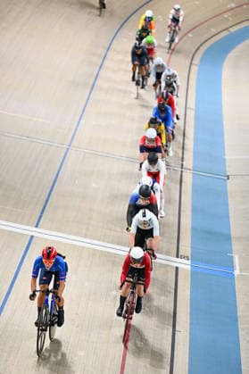 2026 UEC Track Elite European Championships Picture by Olly Hassell SWpix.com - 03 02 2026 - Cycling - 2026 UEC Track Elite European Championships - Konya Velodrome, Konya, Türkiye - Women s Omnium Scratch Race 1 4 - Ida Fialla (Denmark) Copyright: x xSWpix.comx(t axPhotographyxHubxLtd)xOllyxHassell SWpix.comx SWP-3177-0485